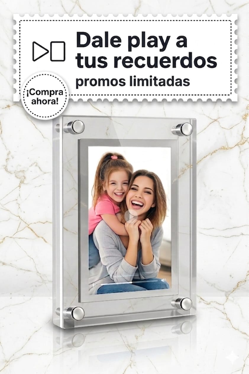 Portarretratos Digital Premium con Audio